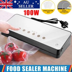 Food Vacuum Sealer Machine Kitchen Fresh Packing Storage Saver with 10X Seal Bag - Picture 1 of 12