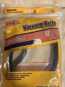 Durabelt 67012 for Dirt Devil 12 Vacuum Cleaner Replacement Belts (2-Pack) NEW - Picture 1 of 6