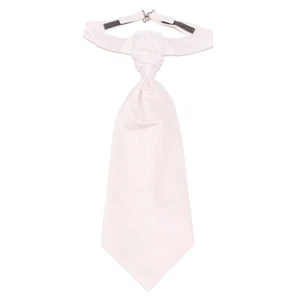9380W cravatta uomo nodo fisso MESSORI ivory silk tie fixed knot men - Bild 1 von 4