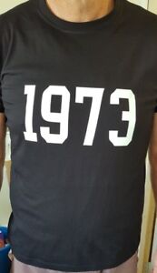 Your Birthday Year on a Black T Shirt Mens womens - 1988, 1968, 1997, 1968, 1978