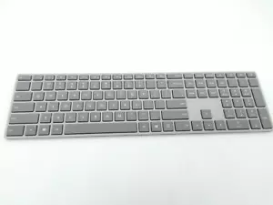 Microsoft Surface Keyboard 1742 Wireless Bluetooth Key Board Slim Grey Platinum - Picture 1 of 3