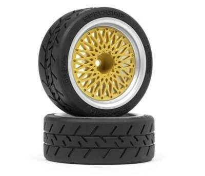 HPI BBS RS Felgen Silver/Gold 26mm (6mm Offset) - H120266 - Bild 1 von 2