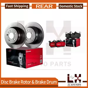 Rotor de freno trasero Brembo 6 y pastilla para Porsche Boxster 2000-2012 - Imagen 1 de 7