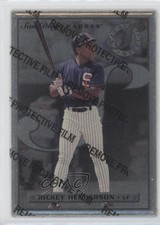 1996 Leaf Preferred Steel Rickey Henderson #57 HOF