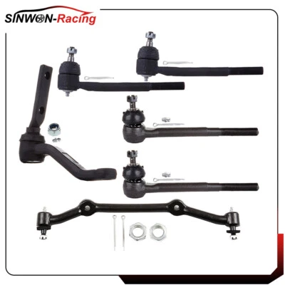 Kits de extremo de barra de amarre de enlace central brazo de dirección 6 piezas para Volkswagen Passat 1996-2002 Foto 1 de 4