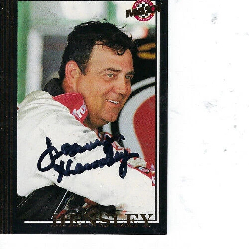 JIMMY HENSLEY SIGNED 1992 MAXX 5TH ANNIVERSARY UPDATE RACING #U7 - NASCAR - Image 1 of 1