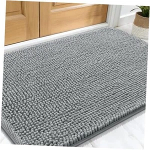 Dog Door Mat for Muddy Paws 30x20, Absorbs 30.0"L x 20.0"W x 1.0"Th Grey - Picture 1 of 7