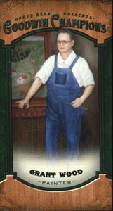 2014 Upper Deck Goodwin Champions Mini Green Blank Back #138 Grant Wood
