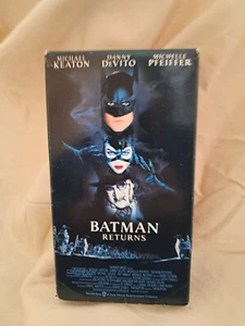 Batman Returns 1992 VHS-Michael Keaton, Danny Devito, Michelle Pfeiffer SRQ - Imagen 1 de 2