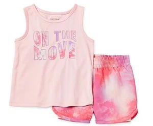 2 Piece Okie Dokie Girls Active Short Set - 6x - Picture 1 of 8