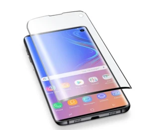 PELLICOLA IN VETRO TEMPERATO TRASPARENTE CURVE PER SAMSUNG GALAXY S10 - Foto 1 di 5