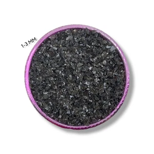 AAA+ Crushed Black Obsidian Coarse Gemstone Powder Woodwork Inlay Healing Powder - Picture 1 of 29