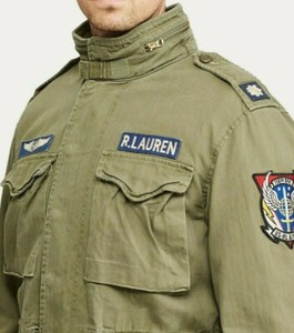 ralph lauren mens military jacket