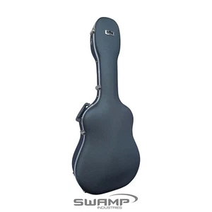 DCM AC2C ABS Fibre Deluxe Acoustic Dreadnought Guitar Case Dark Silver Lining - Picture 1 of 6