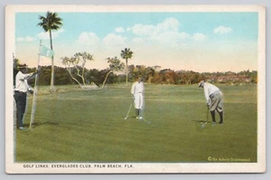 Postal PALM BEACH Florida Golf, Everglades Club 1915-1930 - Imagen 1 de 2