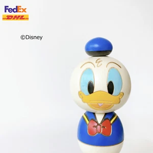 USABURO KOKESHI DISNEY Donald Duck 4inch Japan traditional crafts - Picture 1 of 7