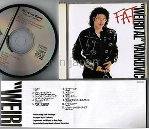 WEIRD AL YANKOVIC Fat (Even Worse) JAPAN CD D32Y0183 w/ INSERT Michalel Jackson - Picture 1 of 5