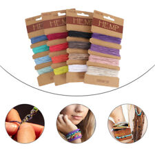 16 Colors Waxed Thread Cord 1mm Colored Rope Handicrafts