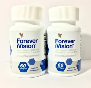 FOREVER iVISION-60Tab-Zinc Bilberry Vitamin A C E-For Eye-Chemical Free ORIGINAL - Picture 1 of 6
