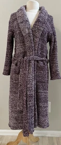 SOGNI A PIEDI NUDI Accappatoio Accogliente Chic Maglia Ametista Prugna Flint Stile 509 Taglia 1 - Foto 1 di 5