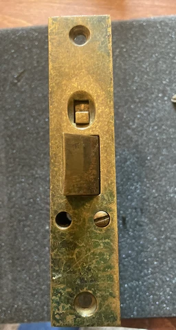 VINTAGE RUSSWIN  MORTISE LOCK Plate for Parts or Repair Cover