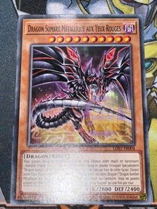 CARTE Yu Gi Oh DRAGON SOMBRE METALLIQUE AUX YEUX ROUGES LDS1-FR004 1ère édition - Picture 1 of 1