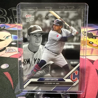 Josh Naylor 2024 Topps NOW Lou Gehrig Day #LGD-6 - Image 1 of 2