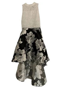 Speechless Kids Dress Multicolor 18.5 Elegant Sleeveless High Low Lace Flowers - Picture 1 of 12