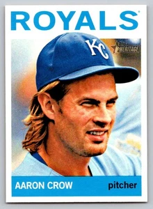 2013 Topps Heritage #316 Aaron Crow Kansas City Royals - Picture 1 of 2