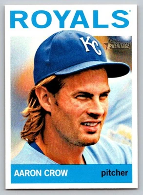 2013 Topps Heritage #316 Aaron Crow Kansas City Royals - Image 1 of 2