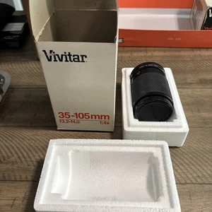 Vivitar 35-105mm F3.2-4 Macro N/AI Nikon  Mount Lens For SLR/Mirrorless Cameras - Picture 1 of 3