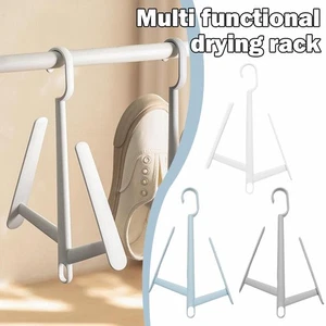 Portable Multifunctional Drying Rack Windproof Shoe Hook Drying Shoe Rack GX - Picture 1 of 14