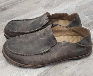 OLUKAI Moloa Para hombres Zapatos de Cuero Premium Sin Cordones 9 Zapatillas de Barco Mocasines - Imagen 1 de 8