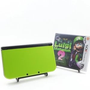 New Nintendo 3DS LL XL Console Dual IPS LCD Lime Black Excellent / Region Free - Picture 1 of 12