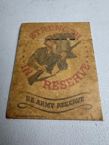 Calcomanía de tobogán acuático ventana reserva ejército de los Estados Unidos años 50 vintage original gobierno de los Estados Unidos - Imagen 1 de 5