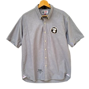 BAPE A Bathing Ape Button Up Shirt - Size L / XL - Picture 1 of 10