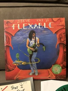 Steve Vai Flex-able: 36th Anniversary Green Splatter (Vinyl) - Picture 1 of 4