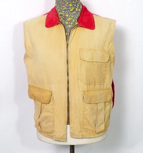 New Vintage SafTBak Canvas Vest  Pheasant Game Hunting Shooting #374 - Picture 1 of 14