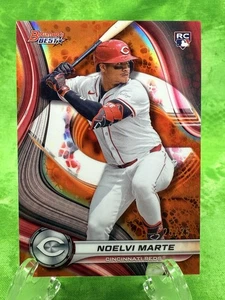 Noelvi Marte RC /25 Orange Refractor -2024 Bowman's Best #19 Cincinatti Reds - Bild 1 von 11