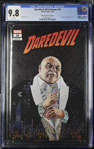 Cubierta de lámina plateada Daredevil #28 CGC 9,8: paquetes exclusivos de todo tipo - ¡NM/M ESTUCHE NUEVO! - Imagen 1 de 2