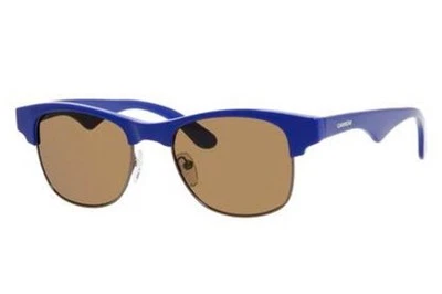 NUEVO CARRERA 6009 DEE UNISEX GAFAS DE SOL REDONDEADAS MARCO AZUL CON LENTE MARRÓN Foto 1 de 4