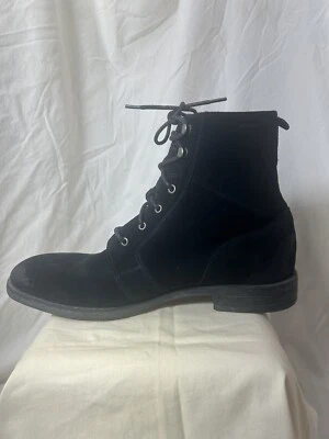 Vintage Marc New York US Men's Size 12 Distressed Black Suede Worn Once - Image 1 of 4