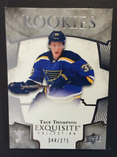 2017-18 Exquisite Collection Rookie #R12 Tage Thompson - #D 44/275 Sabres