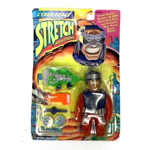 STRETCH ARMSTRONG (CYBER SPACE) Vintage 1995 CAP Toys New Sealed - Rough Card - Bild 1 von 3
