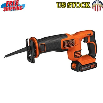20V Cordless Reciprocating Saw Kit Tool-Free Blade Change Variable Speed New - Image 1 of 4