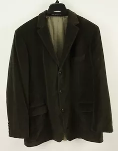 Hugo Boss Scorsese Velvet Herren 44R Braun Fischgrät Baumwolle Belüftet Sport Mantel - Bild 1 von 12