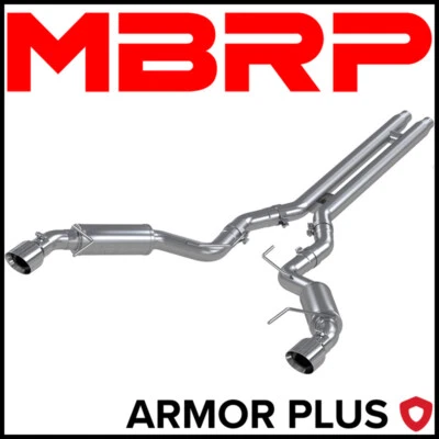 Sistema de escape trasero Cat MBRP Armor Plus 3" para Ford Mustang GT 2015-2017 5,0 L Foto 1 de 2