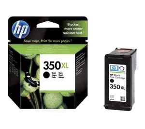 Genuine HP 350XL Black Ink Cartridge CB336EE - Picture 1 of 1