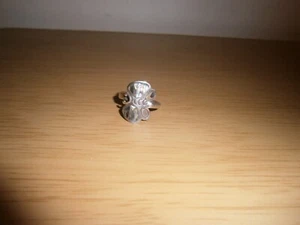 Vintage Mexican abalone wings butterfly ring. MISSING. UK Q 1/2. US 8.5(E3e) - Picture 1 of 4