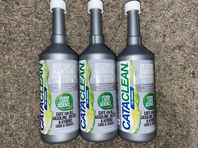 -THREE BOTTLES- Cataclean Original Exhaust/Fuel System Cleaner #120007 (16 OZ) - Image 1 of 4